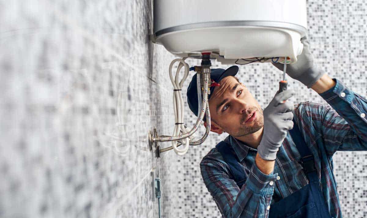 water heater repair technician