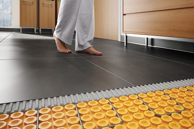 Radiant floor heating
