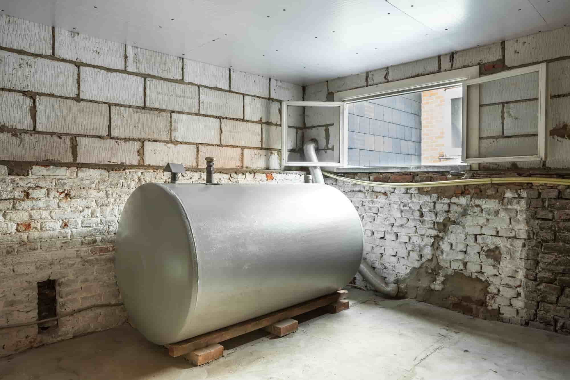 Photo of an oil tank