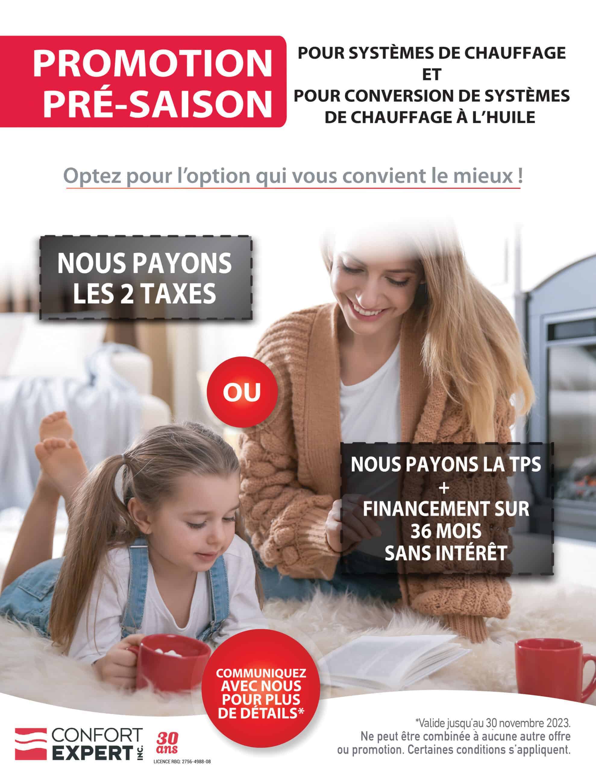 Promotion Pré-saison